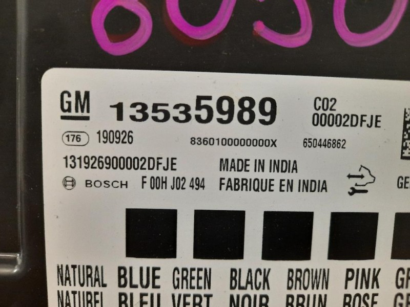 Computer DI Bordo 13535989 Opel Astra K 2019