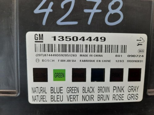 Computer DI Bordo 13504449 MODULO Opel Insignia A 2009