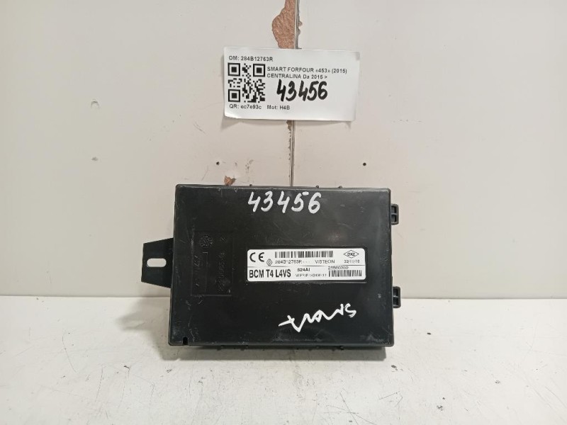 Computer DI Bordo 284B12763R BODY COMPUTER Smart Forfour 453 2015