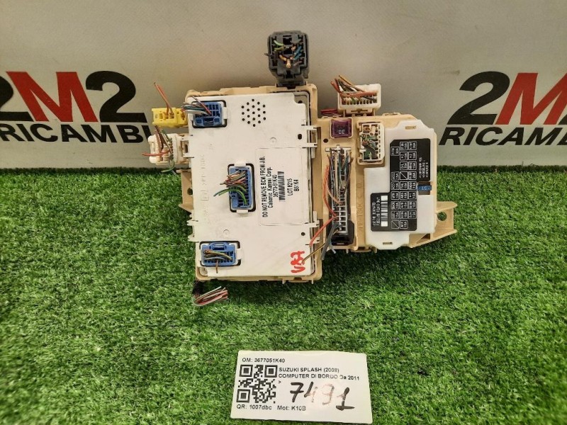 Computer DI Bordo 3677051K40 Suzuki Splash 2008