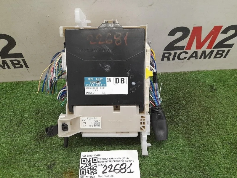 Computer DI Bordo 892210D470 Toyota Yaris IV 2014