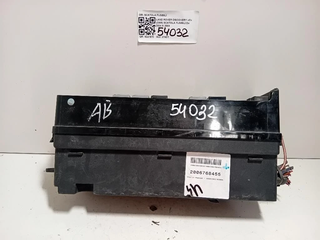 Scatola Fusibili SCATOLA FUSIBILI Land Rover Discovery III 2005