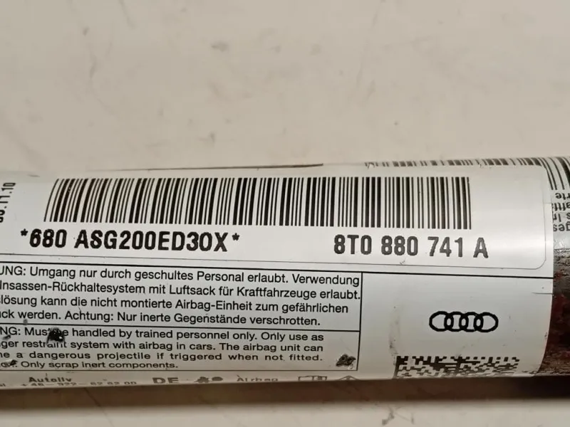 Air-bag A Tendina SX 8T0880741A Audi A5 8T3 2008