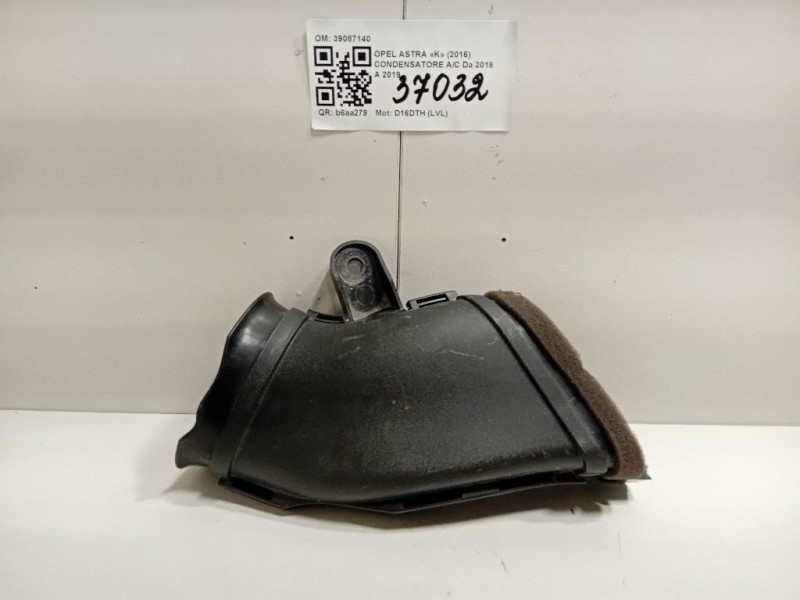 Condensatore AC 39087140 Opel Astra K 2016