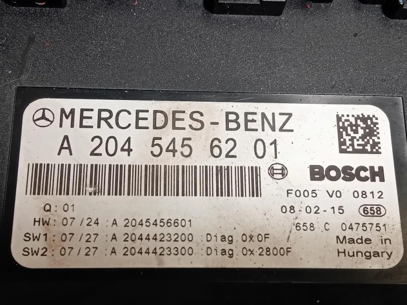 Scatola Fusibili A2045456201 Mercedes Classe C W204 2007
