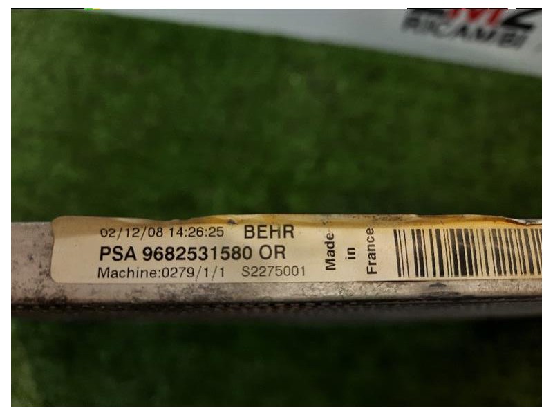 Condensatore AC 6455GH Peugeot 308 I 2008