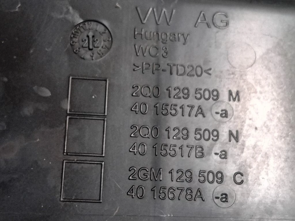 Condotto Aspirazione ARIA DX 2Q0129509 Audi A1 8XA Sportback 2012