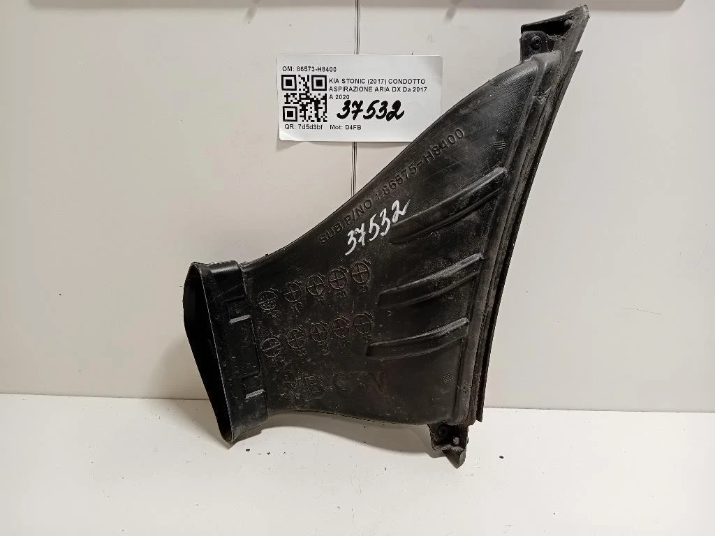 Condotto Aspirazione ARIA DX 86573H8400 Kia Stonic 2017
