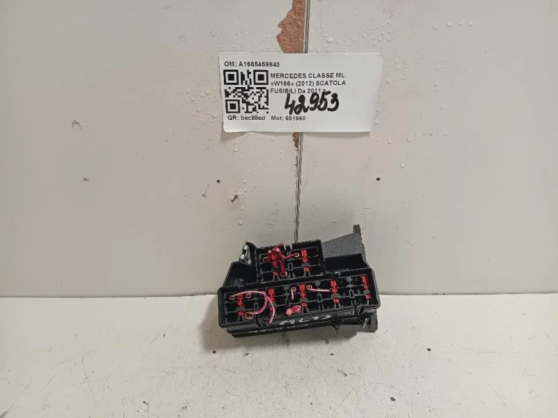 Scatola Fusibili A1665459840 Mercedes Classe ML W166 2012