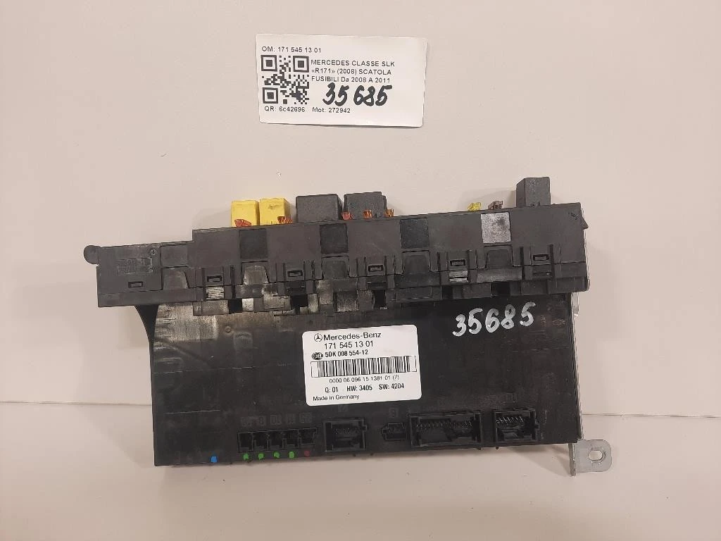 Scatola Fusibili 171 545 13 01 Mercedes Classe SLK R171 2008