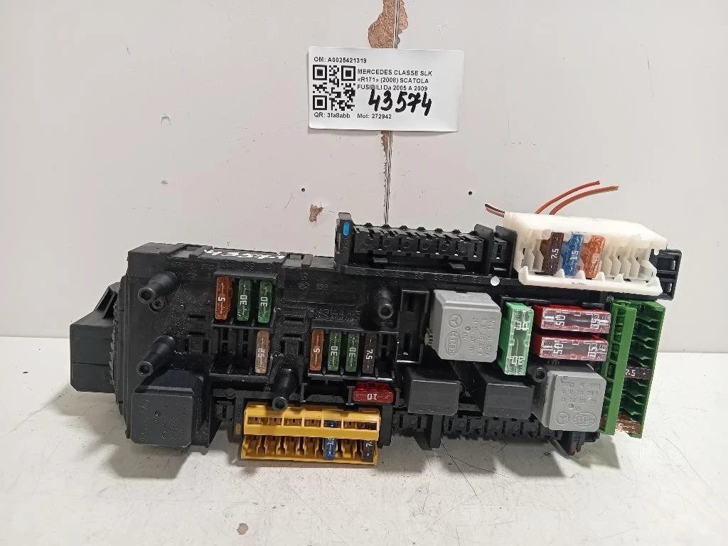 Scatola Fusibili A0025421319 Mercedes Classe SLK R171 2008