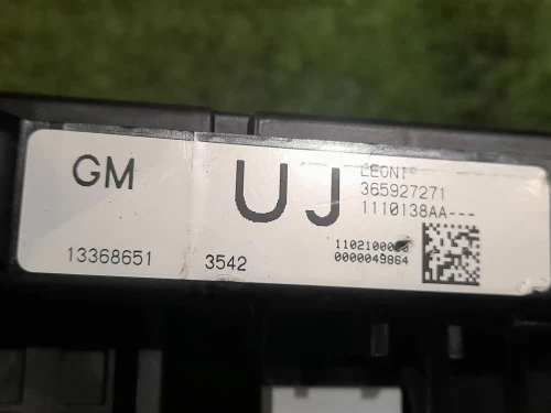 Scatola Fusibili 365927271 Opel Astra J 2010