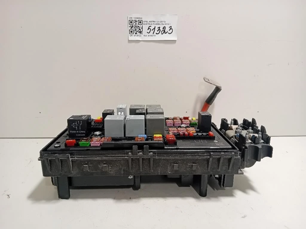 Scatola Fusibili 13368644 Opel Astra J 2012