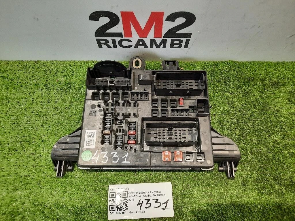 Scatola Fusibili 544949969 Opel Insignia A 2009