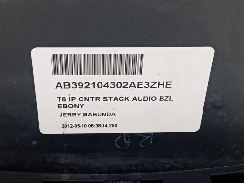 Console Centrale AB39-18K811-AD Ford Ranger IV 2012