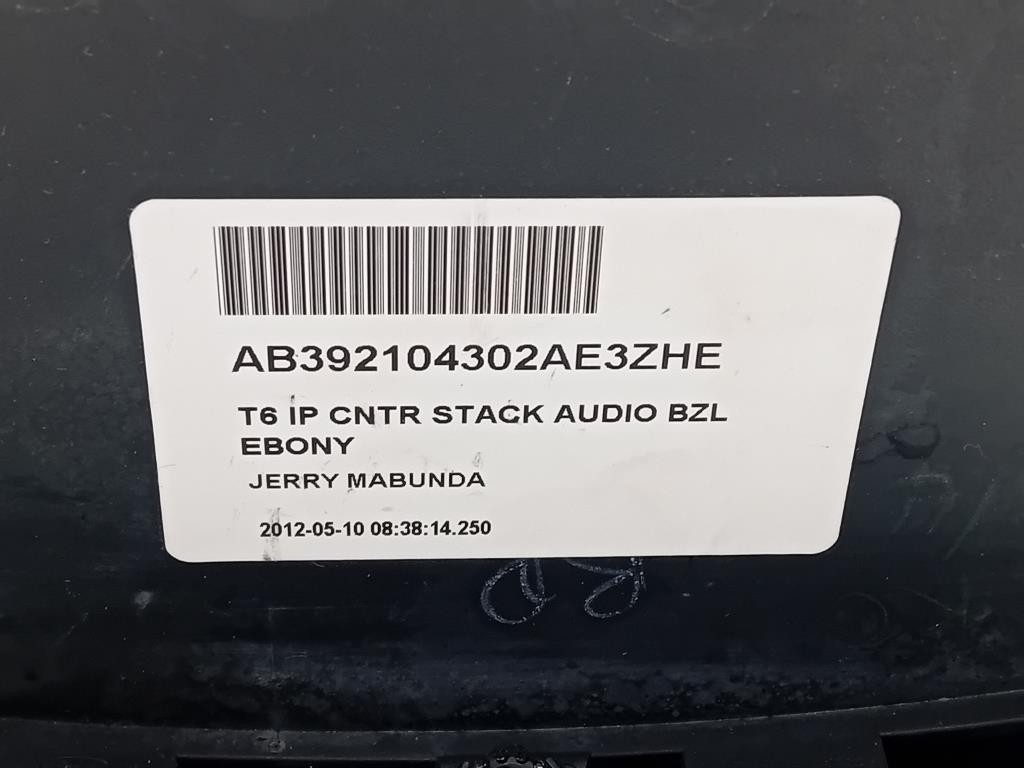 Console Centrale AB39-18K811-AD Ford Ranger IV 2012