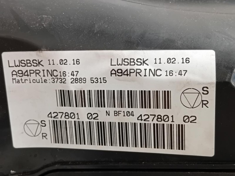 Scatola Fusibili Peugeot 2008 I 2016