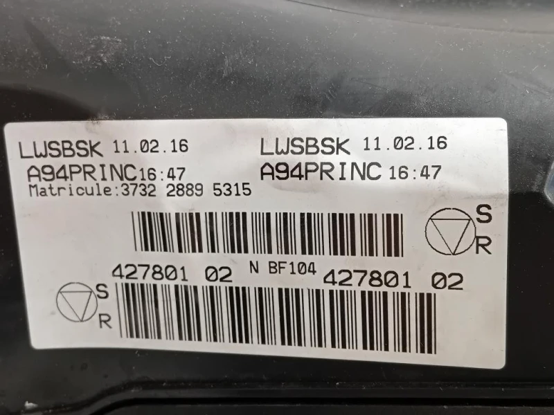 Scatola Fusibili Peugeot 2008 I 2016
