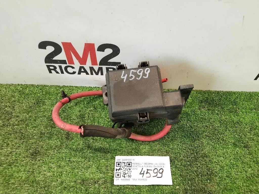 Scatola Fusibili 243510001R Renault Mégane III 2009