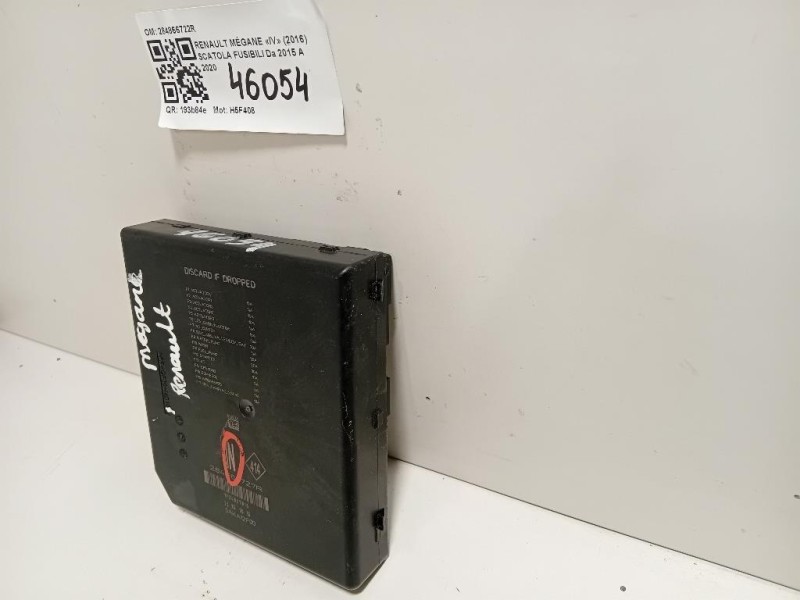 Scatola Fusibili 284866722R Renault Mégane IV 2016