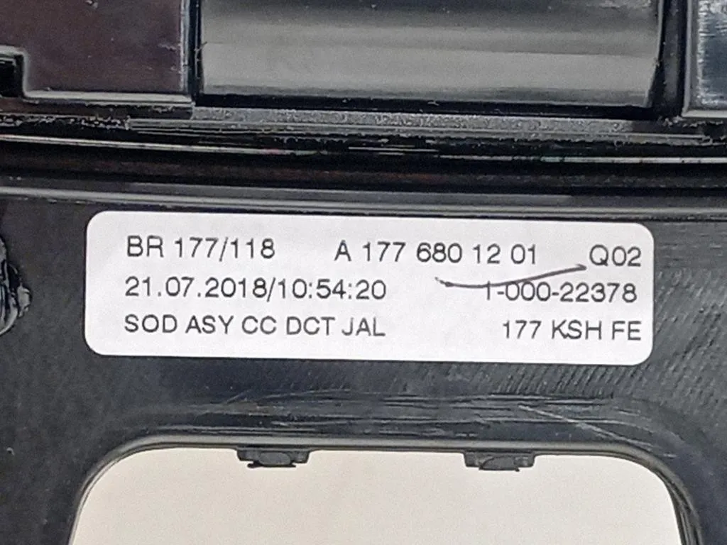 Console Centrale CONSOLE CENTRALE Mercedes Classe A W177 2018