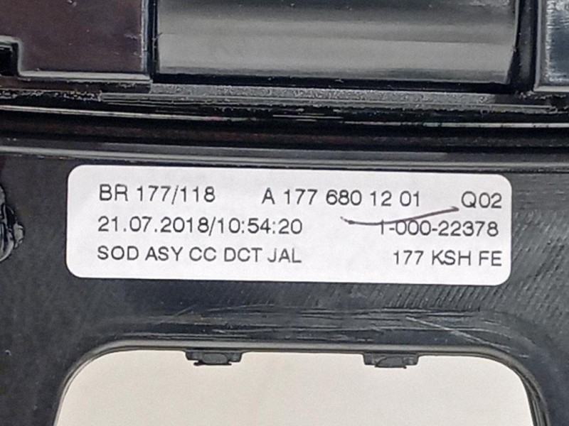 Console Centrale CONSOLE CENTRALE Mercedes Classe A W177 2018