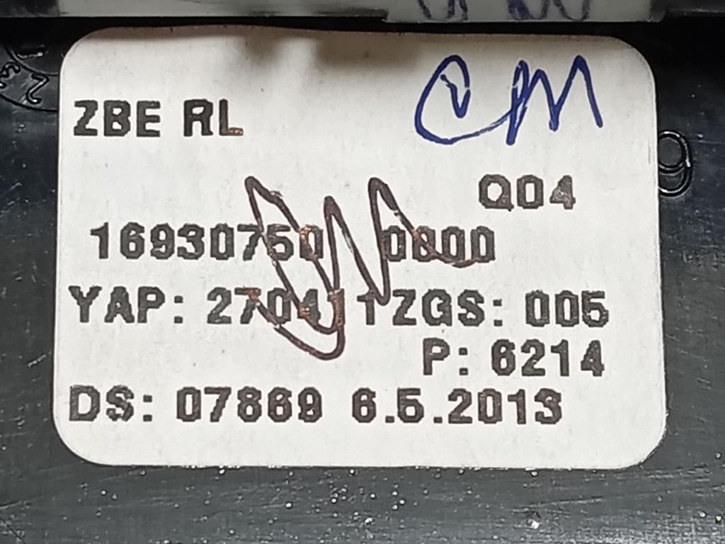 Console Centrale A166 680 1817 Mercedes Classe ML W166 2012