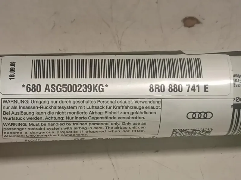 Air-bag A Tendina SX 8R0880741E Audi Q5 8RB 2009