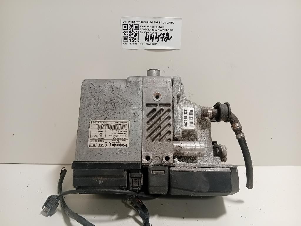 Scatola Riscaldamento WEBASTO RISCALDATORE AUSILIARIO 6412691894202 Bmw X5 E53 2000