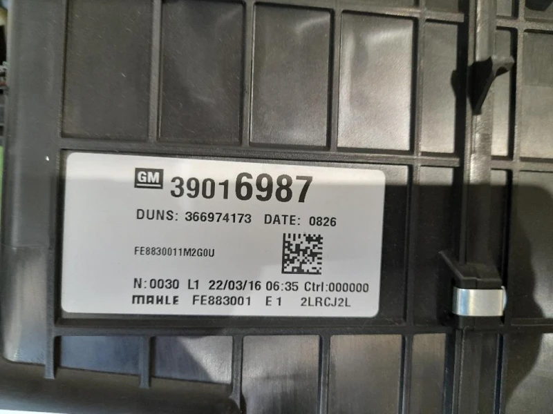 Scatola Riscaldamento 39016987 Opel Astra K SW 2016