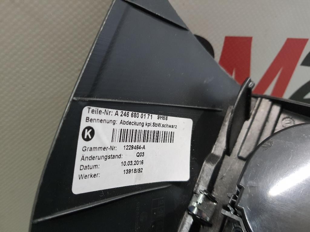 Console Centrale Centrale A2469008415 A2466800171 Mercedes Classe B W246 2014