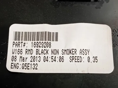 Console Centrale Centrale 16929208 Mercedes Classe ML W166 2012