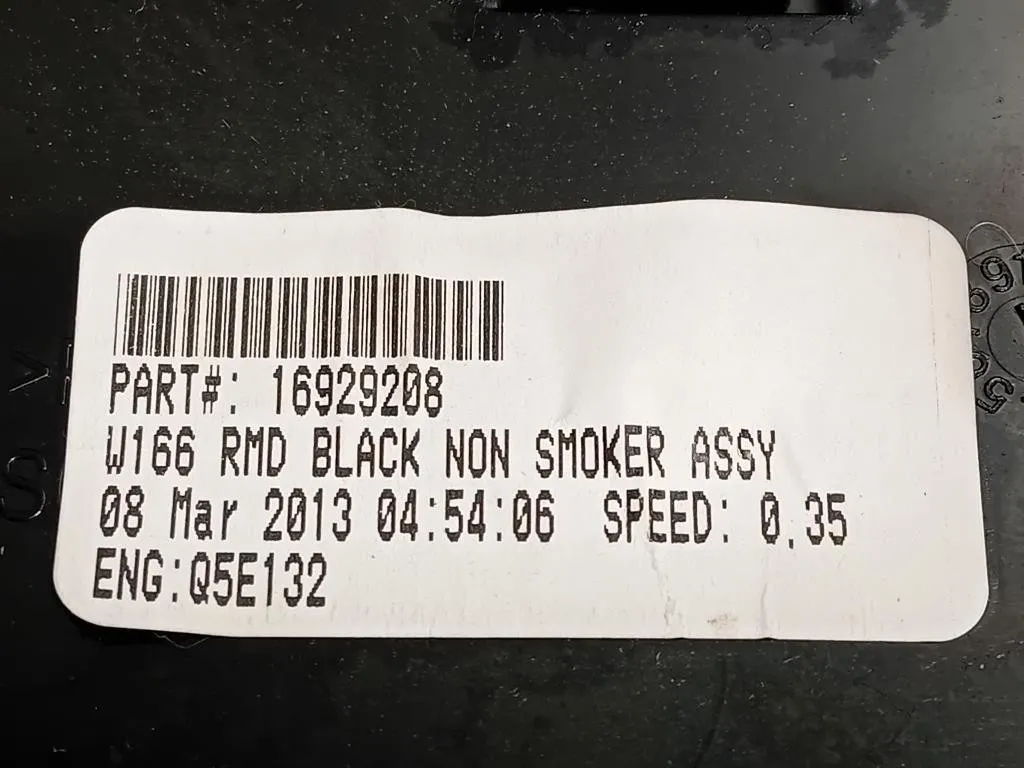 Console Centrale Centrale 16929208 Mercedes Classe ML W166 2012