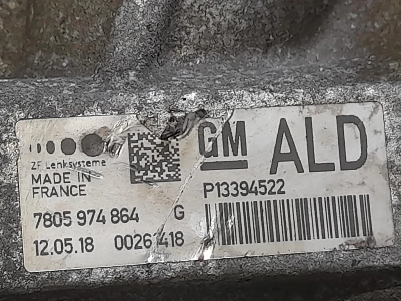 Scatola Sterzo 7805501620 Opel Zafira C 2012