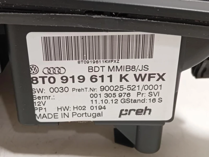 Console Centrale Inferiore 8T0 919 611 K Audi Q5 8RB 2012