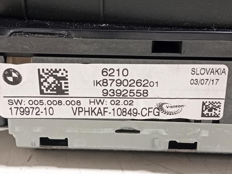 Contachilometri 62108790262 Bmw Serie 5 G30 Berlina 2016