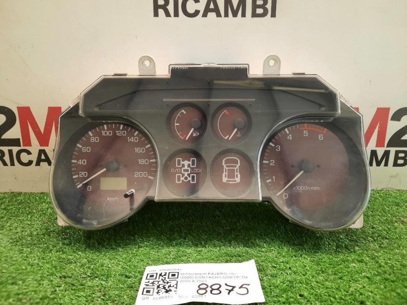 Contachilometri MR402543 Mitsubishi Pajero III 2000