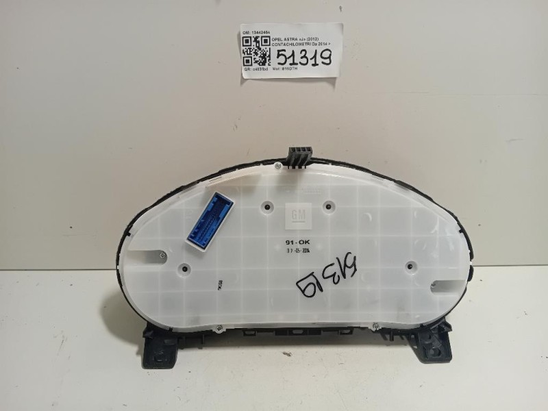 Contachilometri 13442454 Opel Astra J 2012