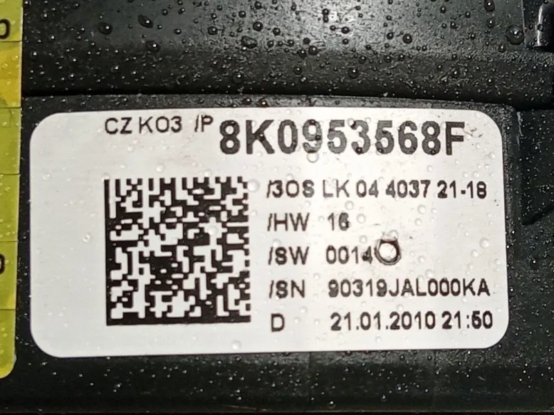 Contatto Airbag Guidatore 8K0963668F Audi A4 8K2 2012