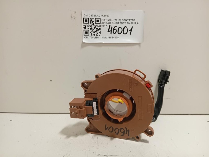 Contatto Airbag Guidatore CONTATTO AIRBAG GUIDATORE Fiat 500L 2013