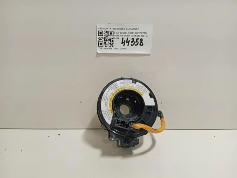 Contatto Airbag Guidatore CONTATTO AIRBAG GUIDATORE Fiat Sedici 2006