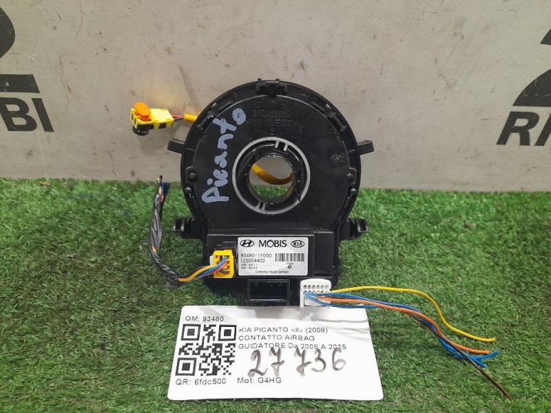 Contatto Airbag Guidatore 93480 Kia Picanto II 2008