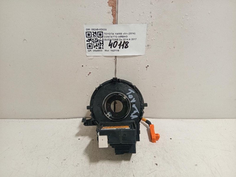 Contatto Airbag Guidatore 89245-0D030 Toyota Yaris IV 2014