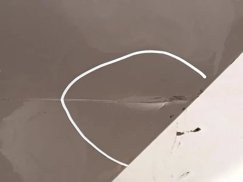 Porta POST SX 9802969780 Peugeot 2008 I 2013