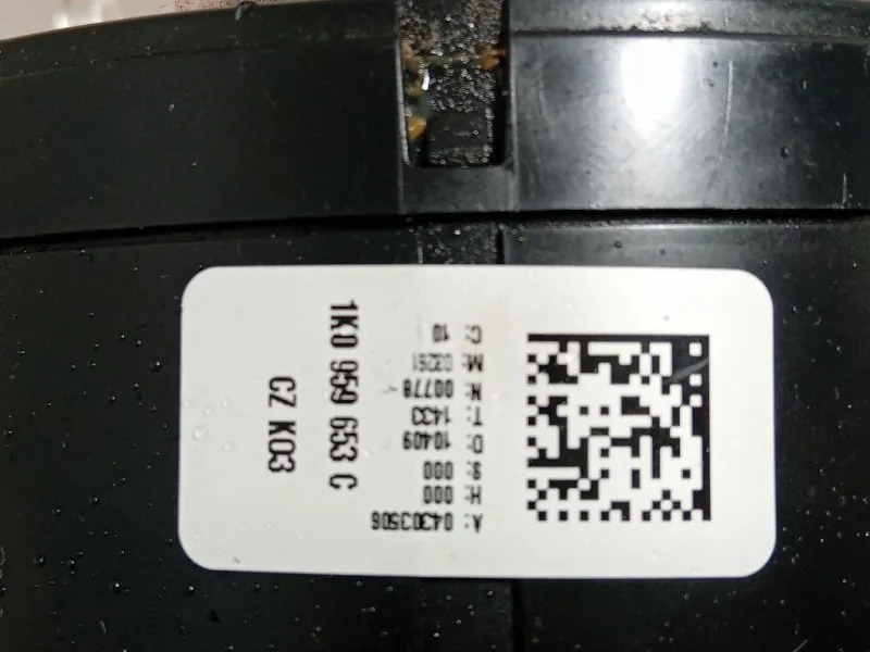 Contatto Airbag Guidatore 1K0 959 653 C CONTATTO AIRBAG SPIRALATO Volkswagen GOLF VI 2009