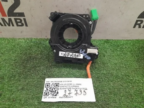 Contatto Airbag Guidatore ANJ761003B 31313818 Volvo XC60 I 2009