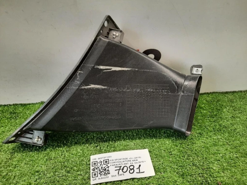 Convogliatore ARIA Paraurti ANT SX 86573F1000 Kia Sportage IV 2018