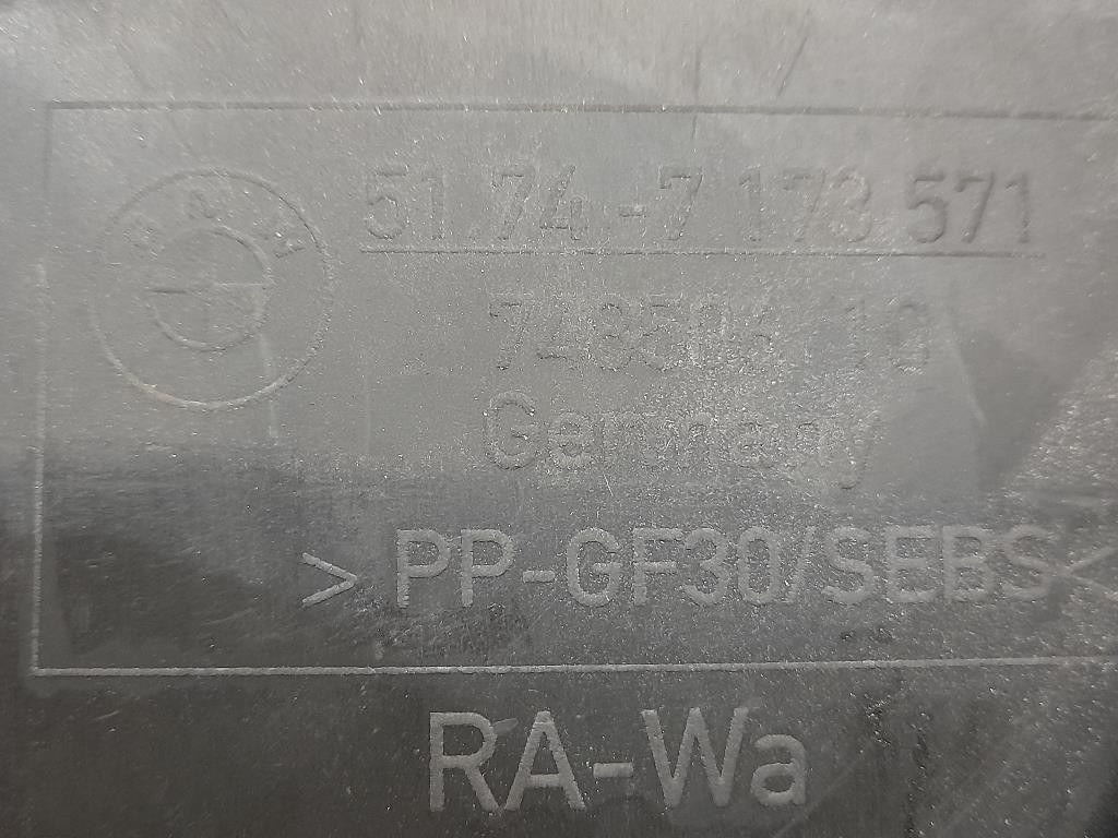 Convogliatore ARIA Radiatore SUP 51747173571 Bmw Serie 3 E90 Berlina 2005