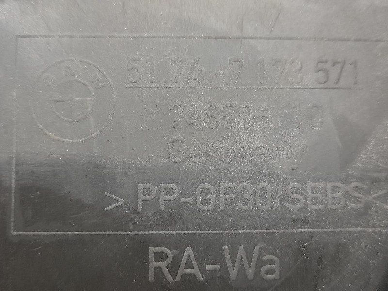 Convogliatore ARIA Radiatore SUP 51747173571 Bmw Serie 3 E90 Berlina 2005