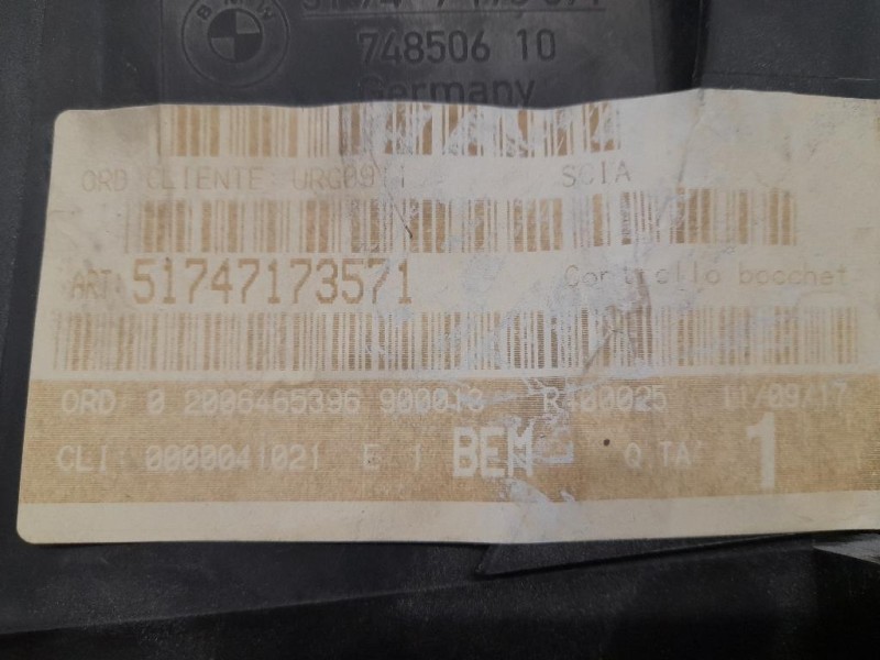 Convogliatore ARIA Radiatore SUP 51747173571 Bmw Serie 3 E90 Berlina 2005